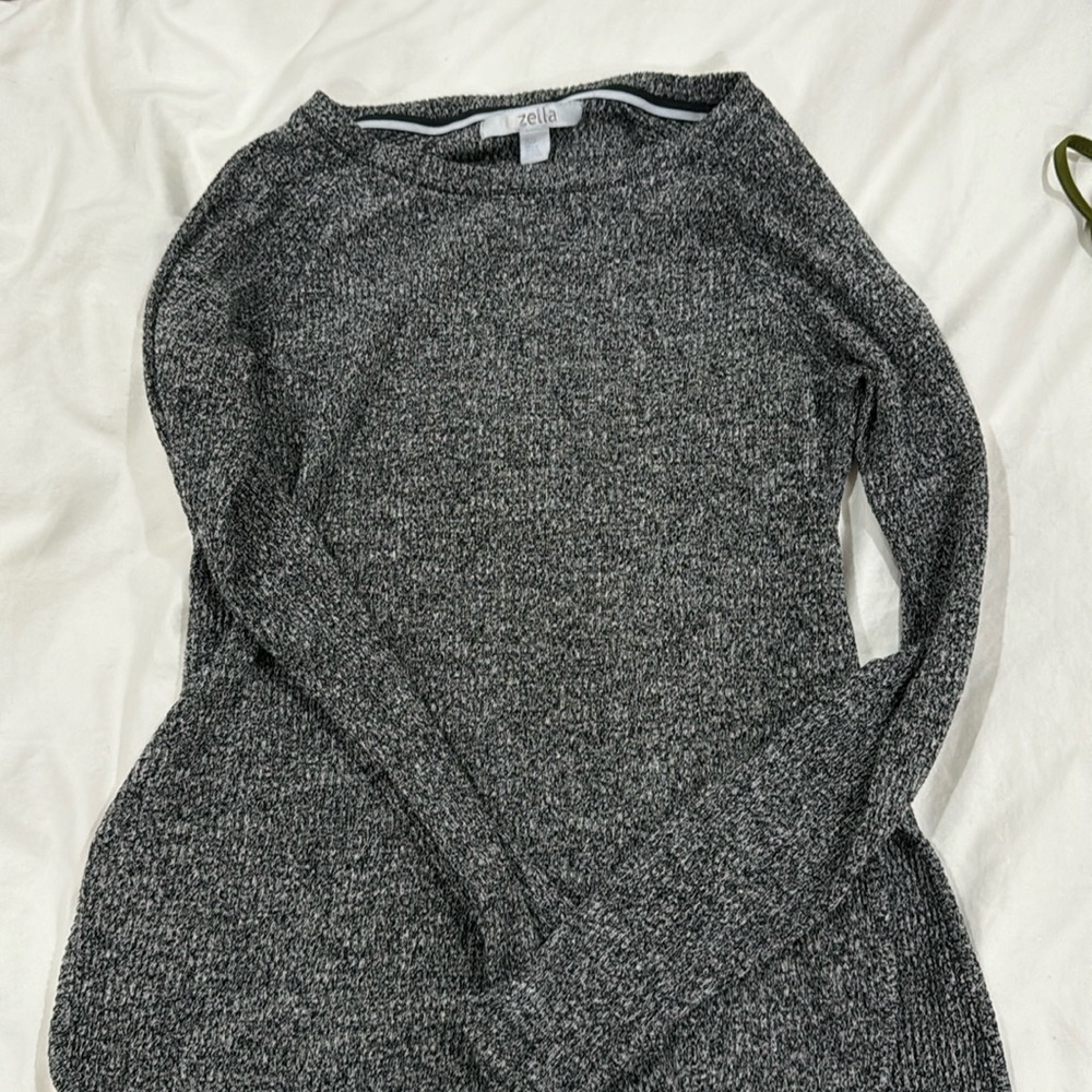 Zella XS workout long sleeve marbled
